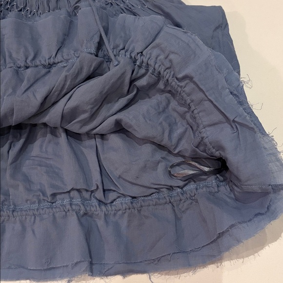 Frame Denim Women’s Shirt Top Spaghetti Straps Blue Cotton size Small - Picture 10 of 10